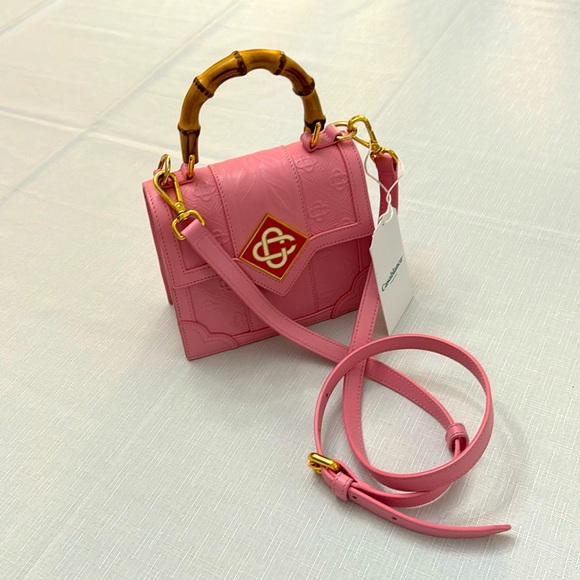 Casablanca - mini Jeanne leather bag (pink) - Picture 2 of 9